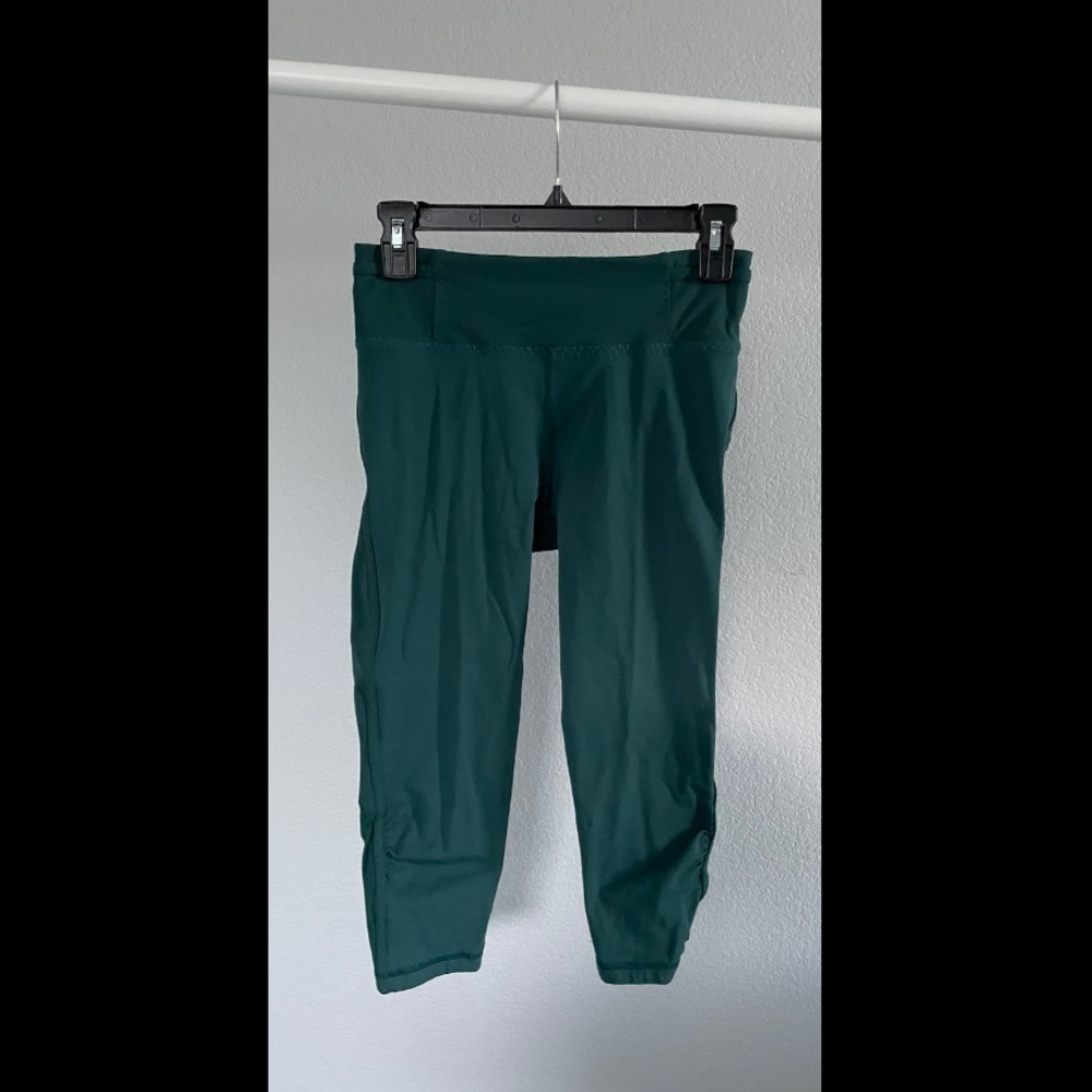 Lululemon Teal Circa 2014 Biker Shorts